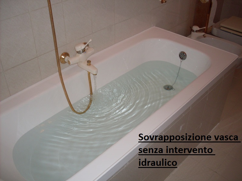 sovrapposizione vasca senza intervento idraulico sovrapposizione vasca senza intervento idraulico